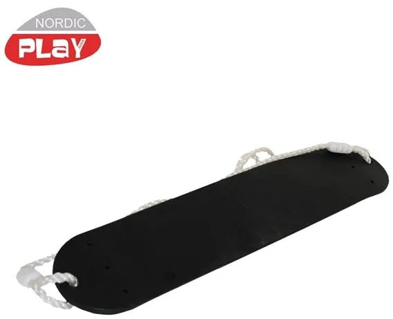 Nordic Play Blød gynge med reb, sort